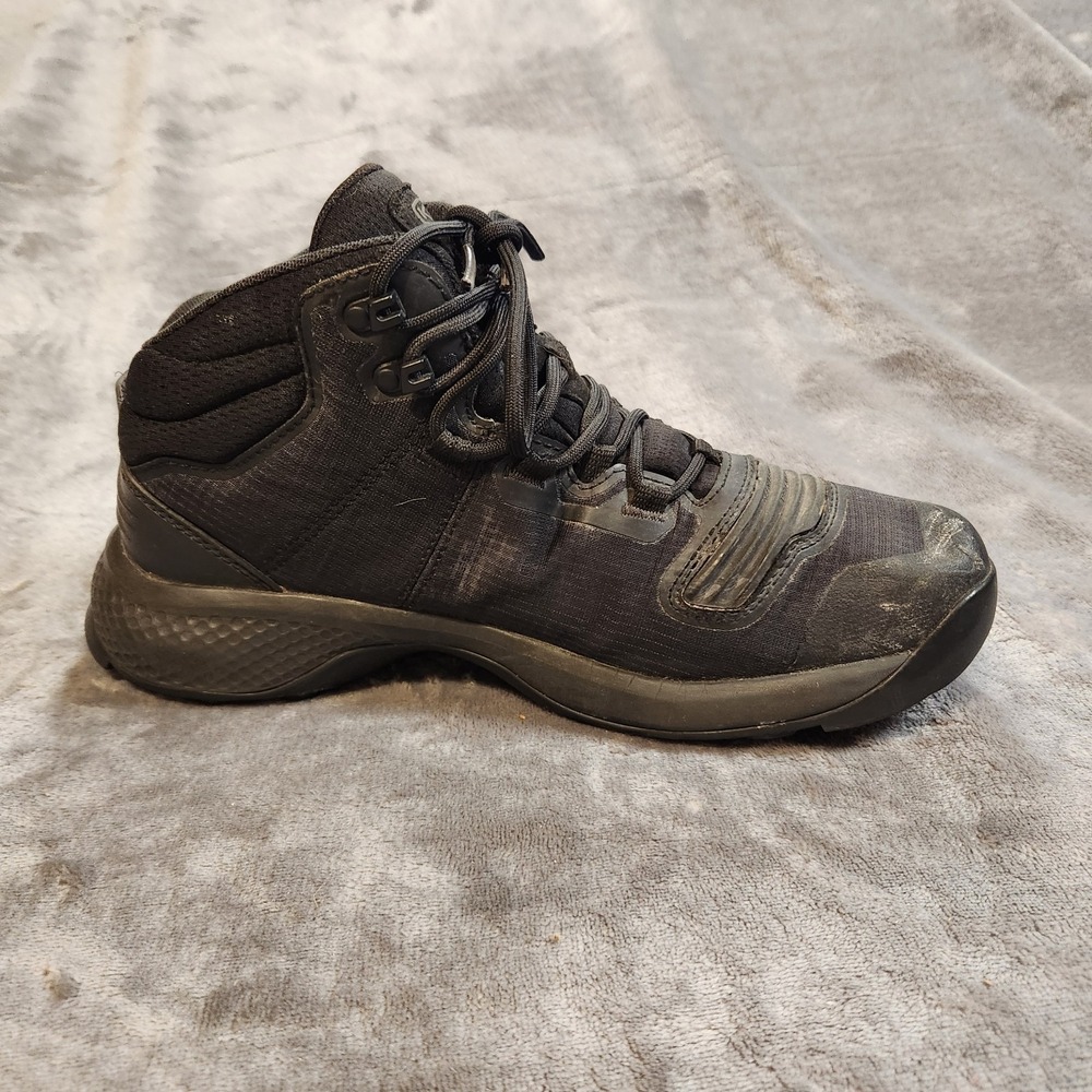 Keen Boots Mens 8 Black Tempo Flex Mid Waterproof Hiking Gorpcore